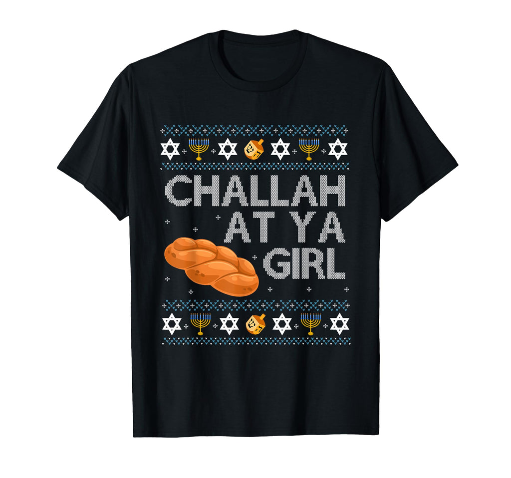 Funny Ugly Hanukkah Challah Ya Matching T-Shirt - Custom Art Print Unisex - T-Shirt, Sweatshirt, Hoodie