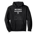 Outnumbered Dad Funny Fathers Hoodie - Fun Novelty Design Unisex - T-Shirt, Sweatshirt, Hoodie