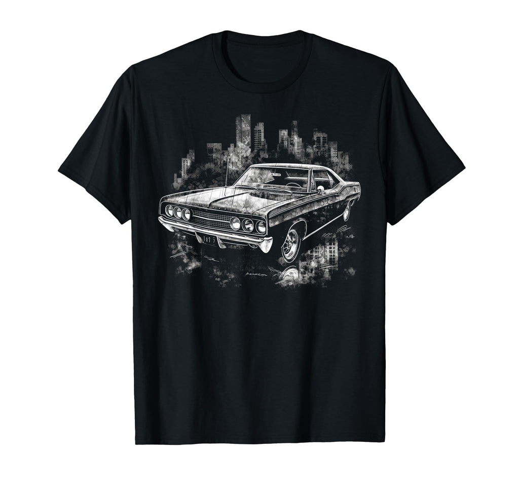 Muscle Car Dad Birthday Father T-Shirt - Graphic Print for Adults - T-Shirt, Sweatshirt, Hoodie