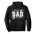 Twin Dad Est 2027 Daddy Fathers Day Hoodie - Streetwear Style Men Women - T-Shirt, Sweatshirt, Hoodie