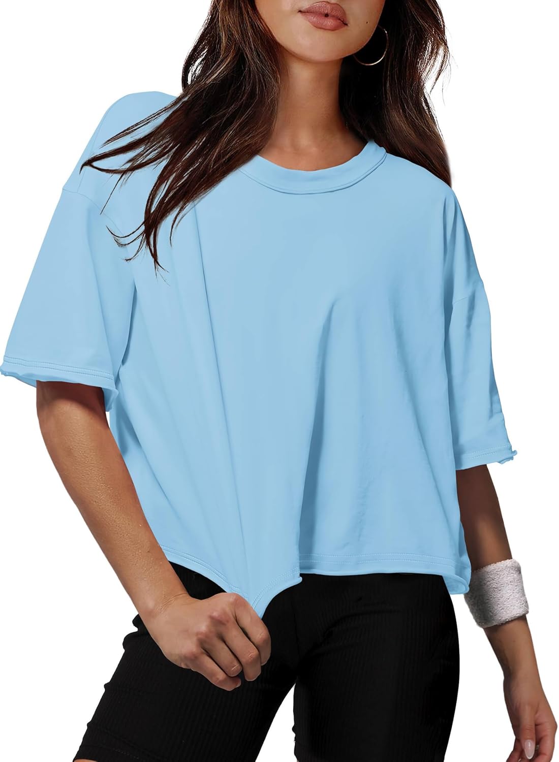 Cotton for Women Drop Shoulder Round Neck Oversized - Adult & Kids T-Shirts, Sweatshirts & Hoodies apparel design preview 1
