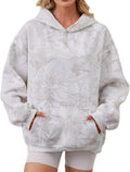 Women Camo Oversized Maple Leaf Fleece Hooded Fall - Adult & Kids T-Shirts, Sweatshirts & Hoodies apparel design preview 1