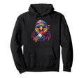 American Flag Bald Eagle 4Th July Hoodie - Casual Everyday Wear for Adults - T-Shirt, Sweatshirt, Hoodie