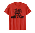 Wrexham Wales Welsh Dragon Flag T-Shirt - Novelty Apparel for Adults - T-Shirt, Sweatshirt, Hoodie