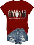 Pray Like A Girl Christian ,Inspirational Faith - Adult & Kids T-Shirts, Sweatshirts & Hoodies apparel design preview 1