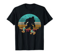 Bigfoot Roller Skating Sunset 80S T-Shirt - Aesthetic Graphic Men Women - T-Shirt, Sweatshirt, Hoodie