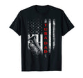 Usa American Flag Tuba Dad Musician T-Shirt - Custom Art Print Men Women - T-Shirt, Sweatshirt, Hoodie