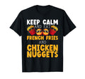 French Fries And Chicken Nuggets Funny T-Shirt - Trendy Graphic Unisex - T-Shirt, Sweatshirt, Hoodie