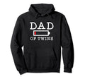 Funny Dad Twins Low Battery Busy Hoodie - Aesthetic Graphic Men Women - T-Shirt, Sweatshirt, Hoodie