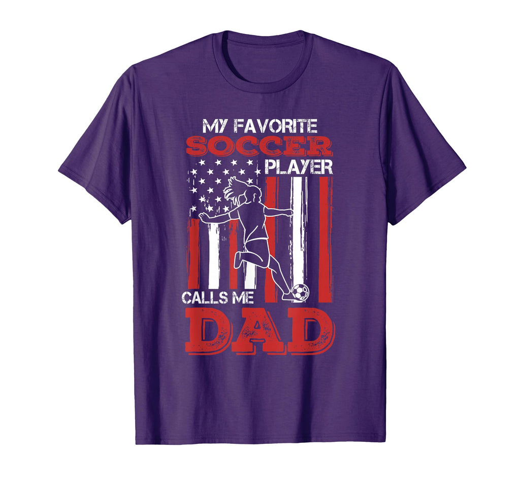 Awesome Fathers Day Soccer Dad T-Shirt - Casual Everyday Wear Men Women - T-Shirt, Sweatshirt, Hoodie
