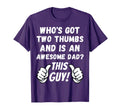 Whos Got Two Thumbs And Is Awesome T-Shirt - Custom Art Print for Adults - T-Shirt, Sweatshirt, Hoodie