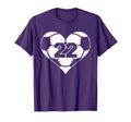Soccer Number 22 Jersey Funny T-Shirt - Aesthetic Graphic for Adults - T-Shirt, Sweatshirt, Hoodie