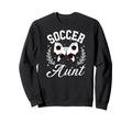 Soccer Aunt Coquette Soccer Player Sweatshirt - Streetwear Style Unisex - T-Shirt, Sweatshirt, Hoodie