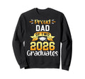 Proud Dad 2026 Graduates Twin Senior Sweatshirt - Trendy Graphic Men Women - T-Shirt, Sweatshirt, Hoodie