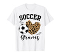Soccer Grams Heart Leopard Grams T-Shirt - Streetwear Style for Adults - T-Shirt, Sweatshirt, Hoodie