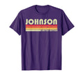 Johnson Gift Name Personalized Funny T-Shirt - Minimalist Print Unisex - T-Shirt, Sweatshirt, Hoodie