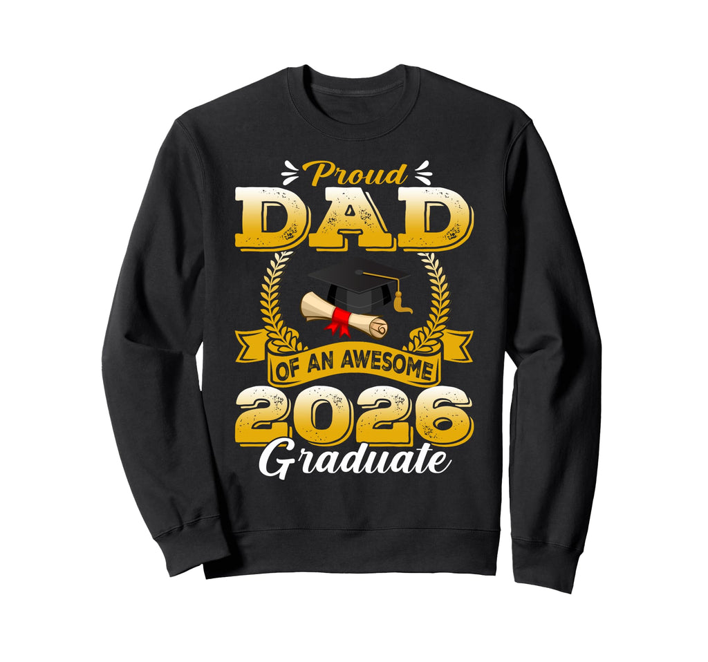 Class 2026 Graduate Proud Family Hoodie - Streetwear Style for Adults - T-Shirt, Sweatshirt, Hoodie