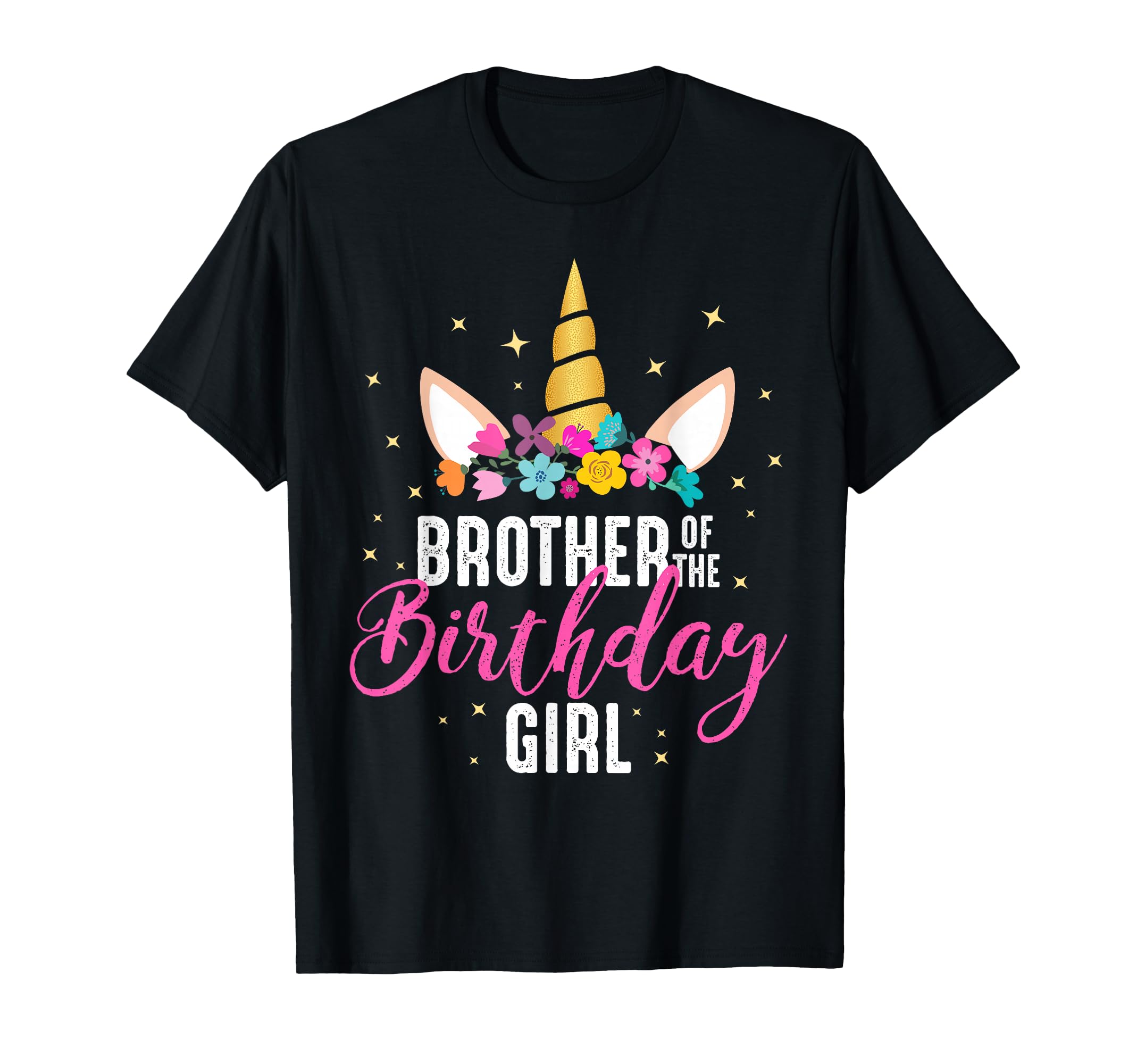 Brother Birthday Sibling Gift Unicorn T-Shirt - Minimalist Print Men Women - T-Shirt, Sweatshirt, Hoodie
