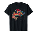 Trout Fish Funny Fishing Santa Hat T-Shirt - Casual Everyday Wear Unisex - T-Shirt, Sweatshirt, Hoodie