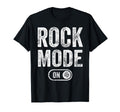 Rock Mode Funny Rocker Gift Guitar T-Shirt - Fun Novelty Design for Adults - T-Shirt, Sweatshirt, Hoodie