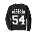 Number 54 Custom Proud Soccer Sweatshirt - Trendy Graphic for Adults - T-Shirt, Sweatshirt, Hoodie