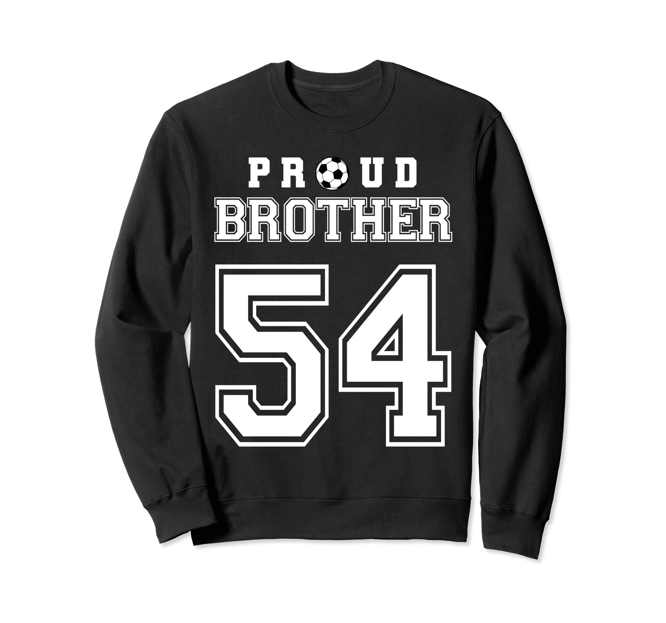 Number 54 Custom Proud Soccer Sweatshirt - Trendy Graphic for Adults - T-Shirt, Sweatshirt, Hoodie