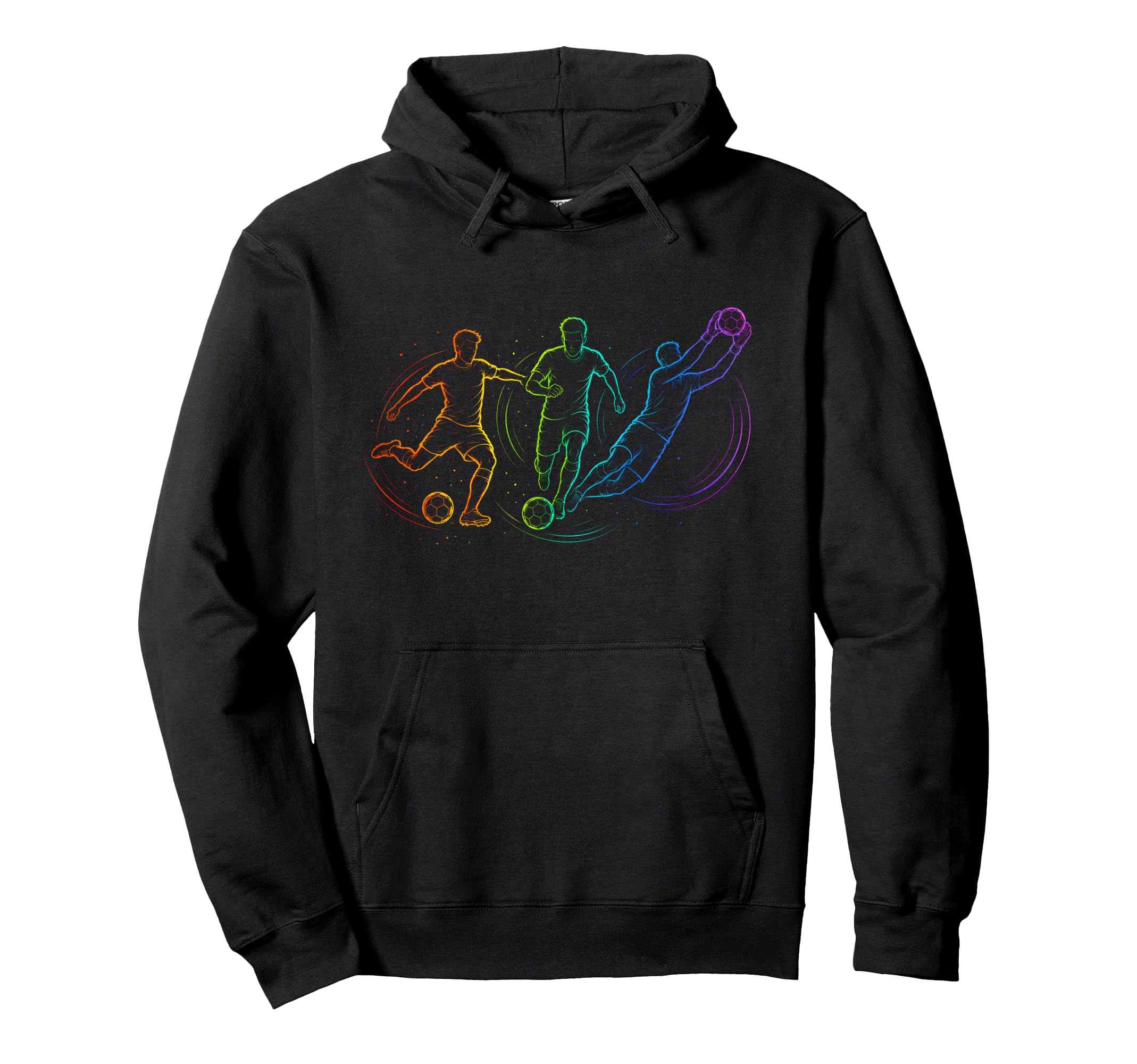 Soccer Goalie Player Sports Hoodie - Fun Novelty Design for Adults - T-Shirt, Sweatshirt, Hoodie