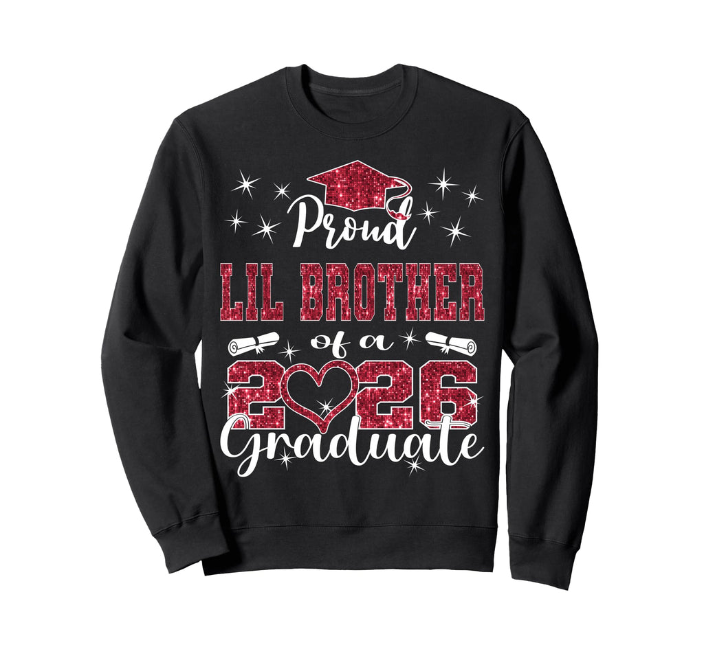 Super Proud Little Brother 2026 Sweatshirt - Custom Art Print Men Women - T-Shirt, Sweatshirt, Hoodie