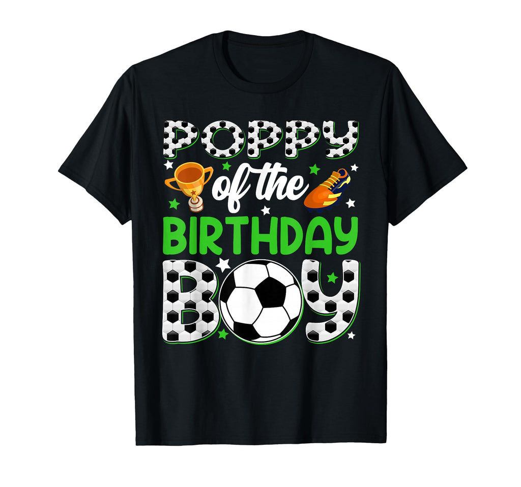 Poppy Birthday Soccer Party Family T-Shirt - Aesthetic Graphic for Adults - T-Shirt, Sweatshirt, Hoodie