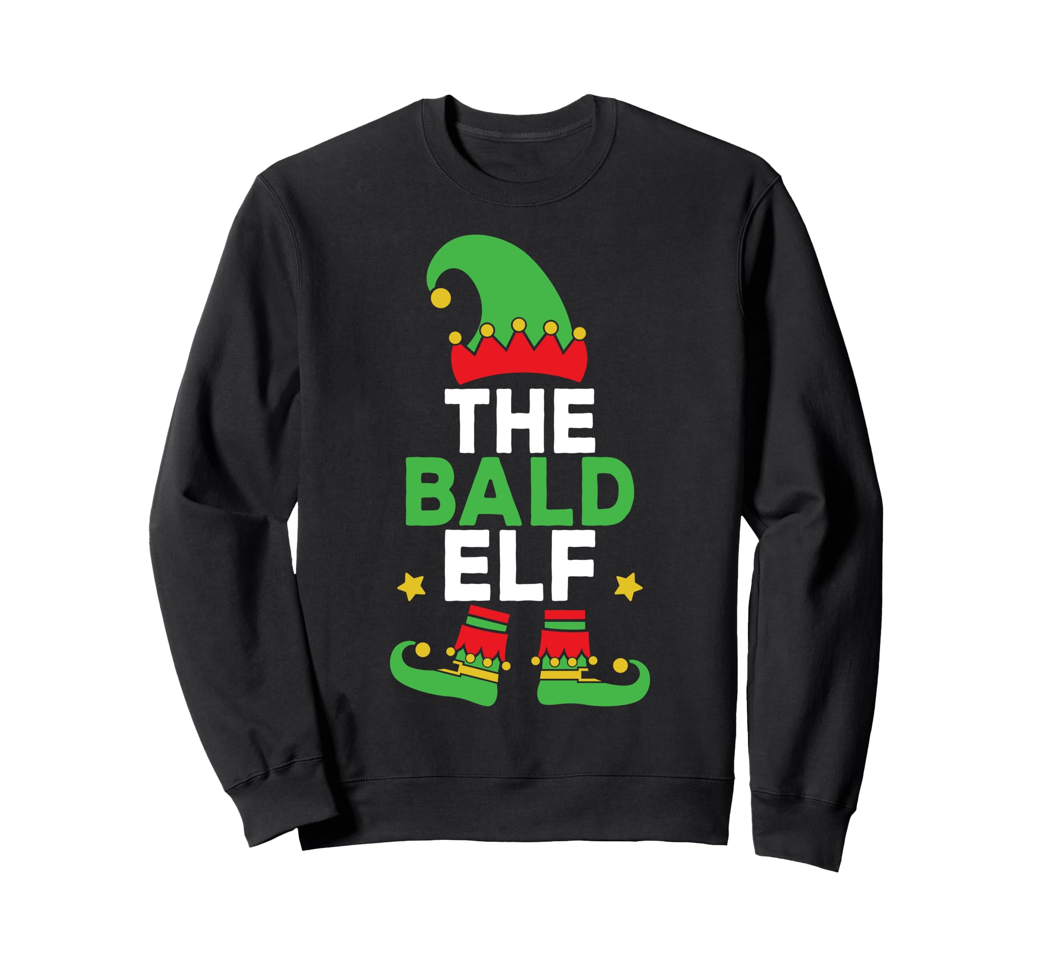 Im Bald Elf Funny Family Holiday Sweatshirt - Aesthetic Graphic for Adults - T-Shirt, Sweatshirt, Hoodie