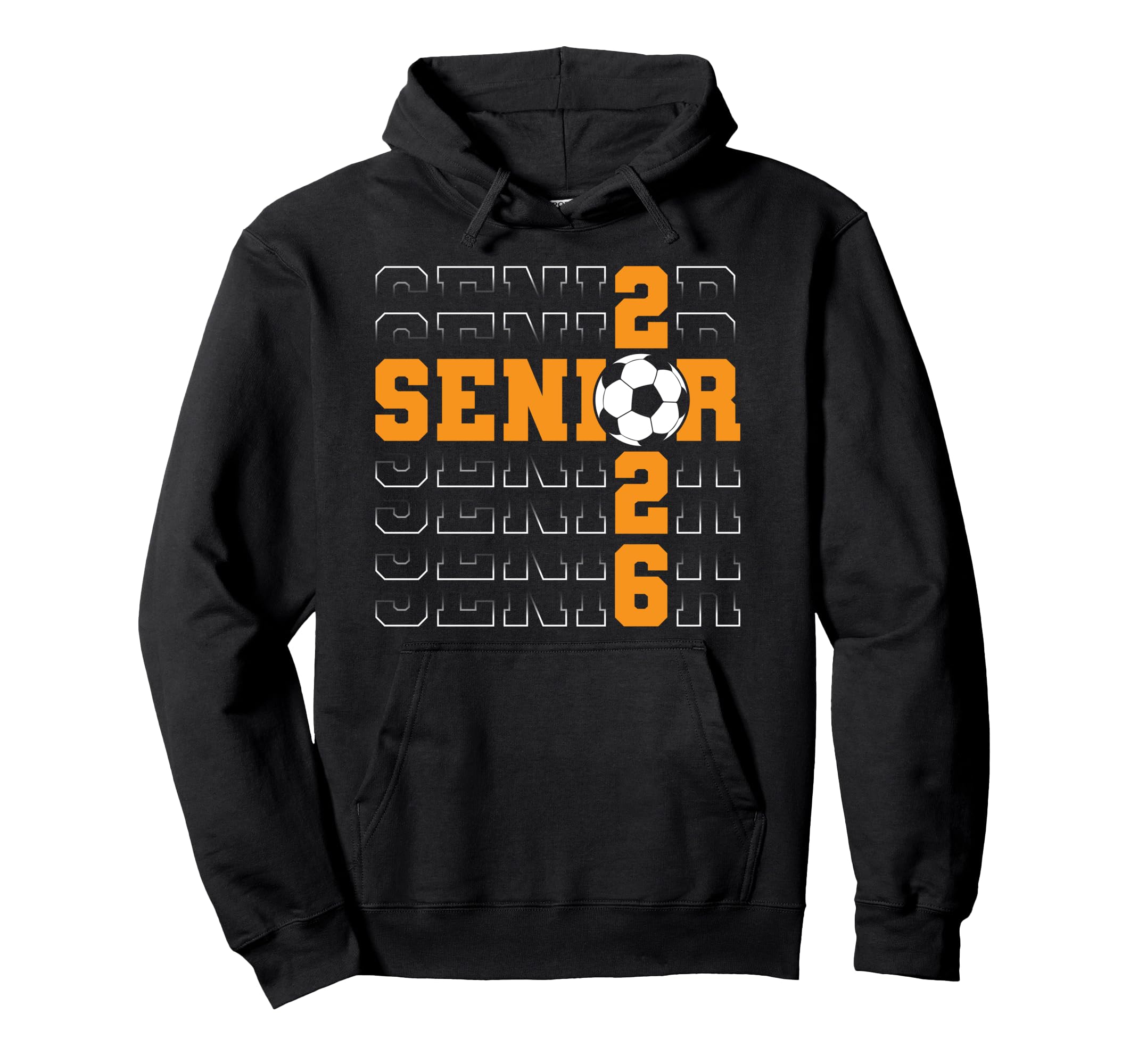 Senior 2026 Graduate Class 2026 Soccer Hoodie - Unique Graphic Unisex - T-Shirt, Sweatshirt, Hoodie