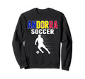 Andorra Soccer Fans Jersey Andorran Sweatshirt - Trendy Graphic for Adults - T-Shirt, Sweatshirt, Hoodie