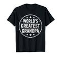 Worlds Greatest Grandpa Best Papa Fathers T-Shirt - Trendy Graphic Unisex - T-Shirt, Sweatshirt, Hoodie