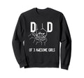 Dad 3 Awesome Fist Bump Fathers Day Sweatshirt - Trendy Graphic Men Women - T-Shirt, Sweatshirt, Hoodie