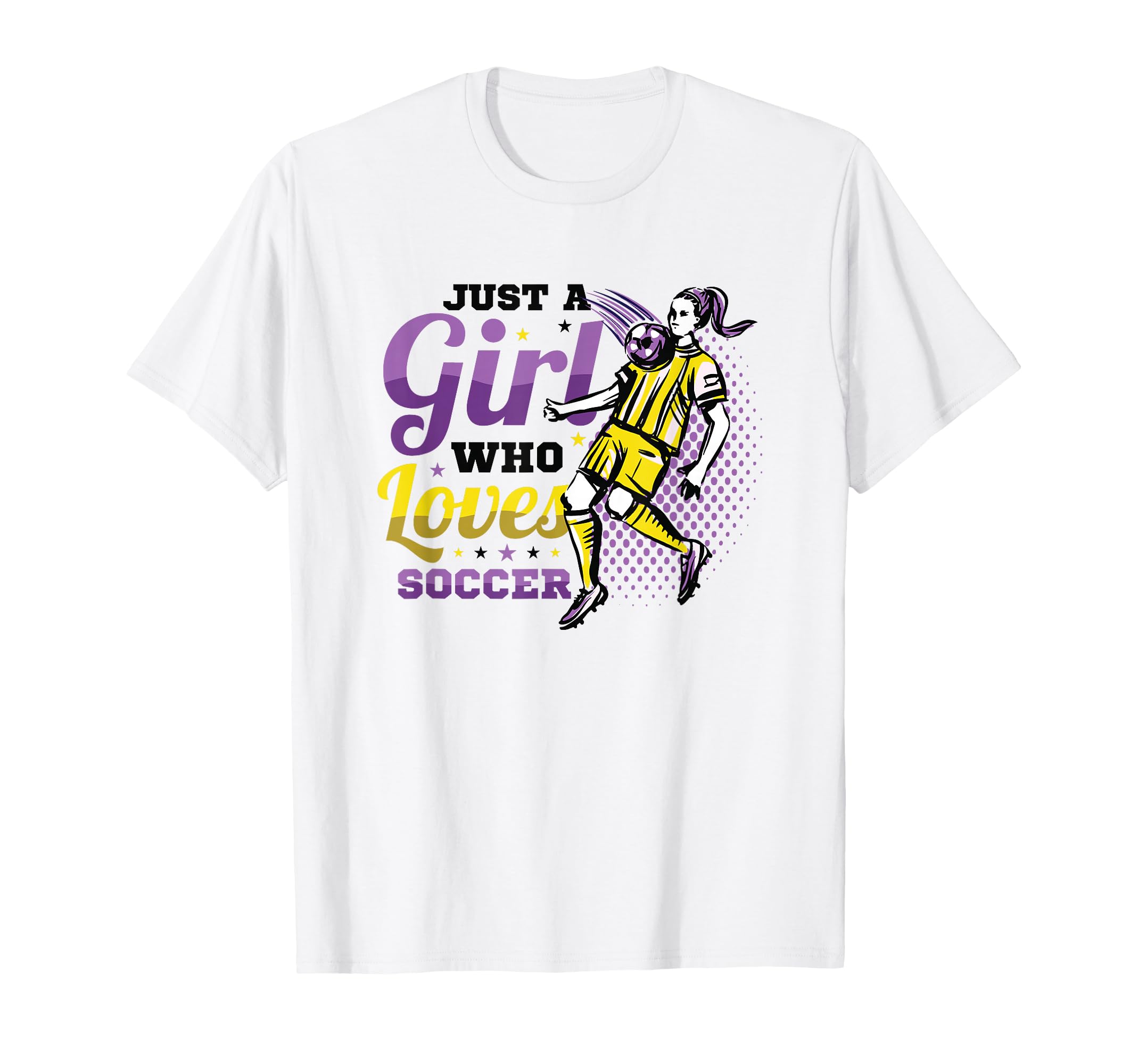 Just Who Loves Soccer Womens Soccer T-Shirt - Trendy Graphic for Adults - T-Shirt, Sweatshirt, Hoodie