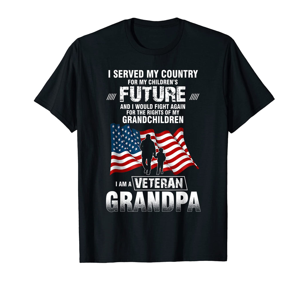 I Served My Country My Childrens Future T-Shirt - Trendy Graphic Men Women - T-Shirt, Sweatshirt, Hoodie