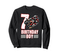 Motocross Birthday Dirt Bike 7Th Sweatshirt - Unique Graphic for Adults - T-Shirt, Sweatshirt, Hoodie
