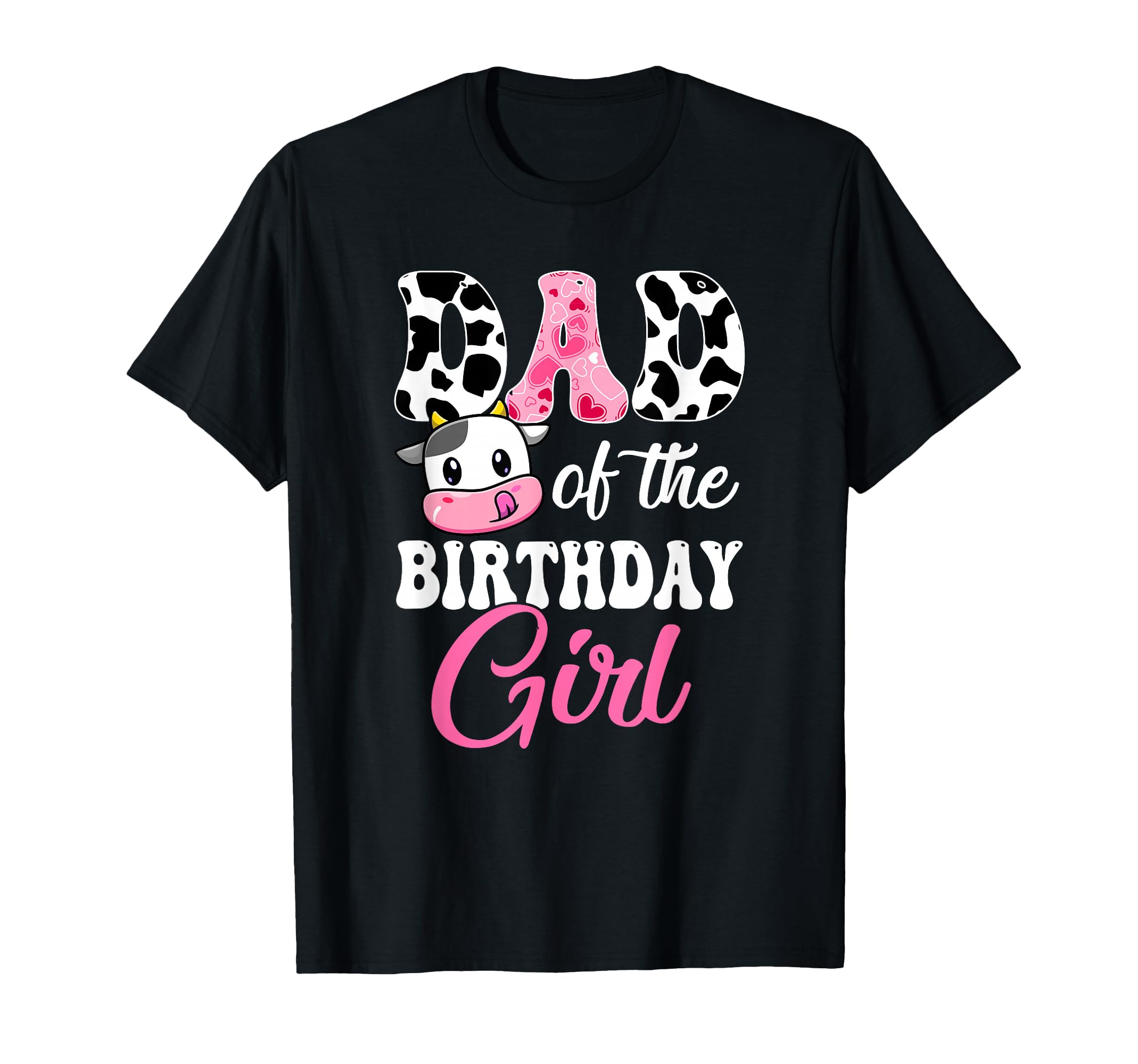 Dad Birthday Farm Cow 1St Birthday T-Shirt - Unique Graphic for Adults - T-Shirt, Sweatshirt, Hoodie