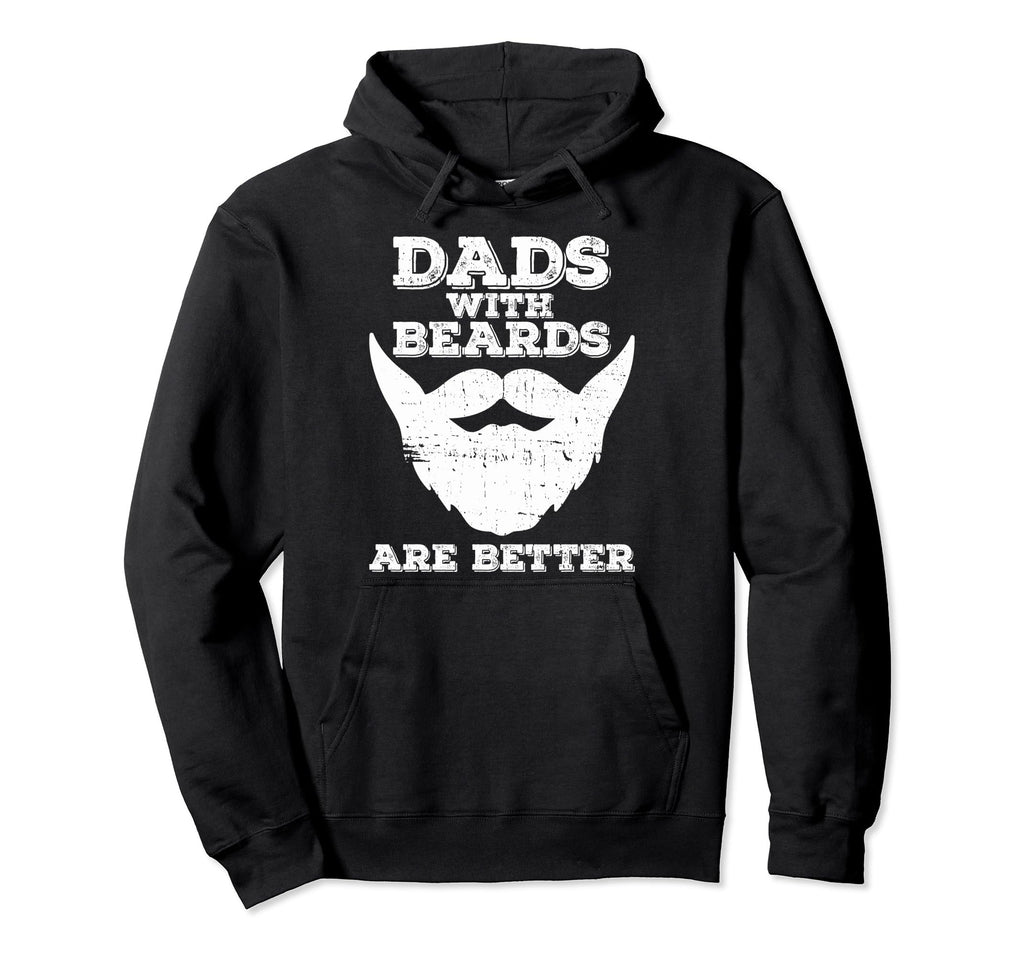 Bearded Dad Beard Grooming Dads Hoodie - Fun Novelty Design Men Women - T-Shirt, Sweatshirt, Hoodie