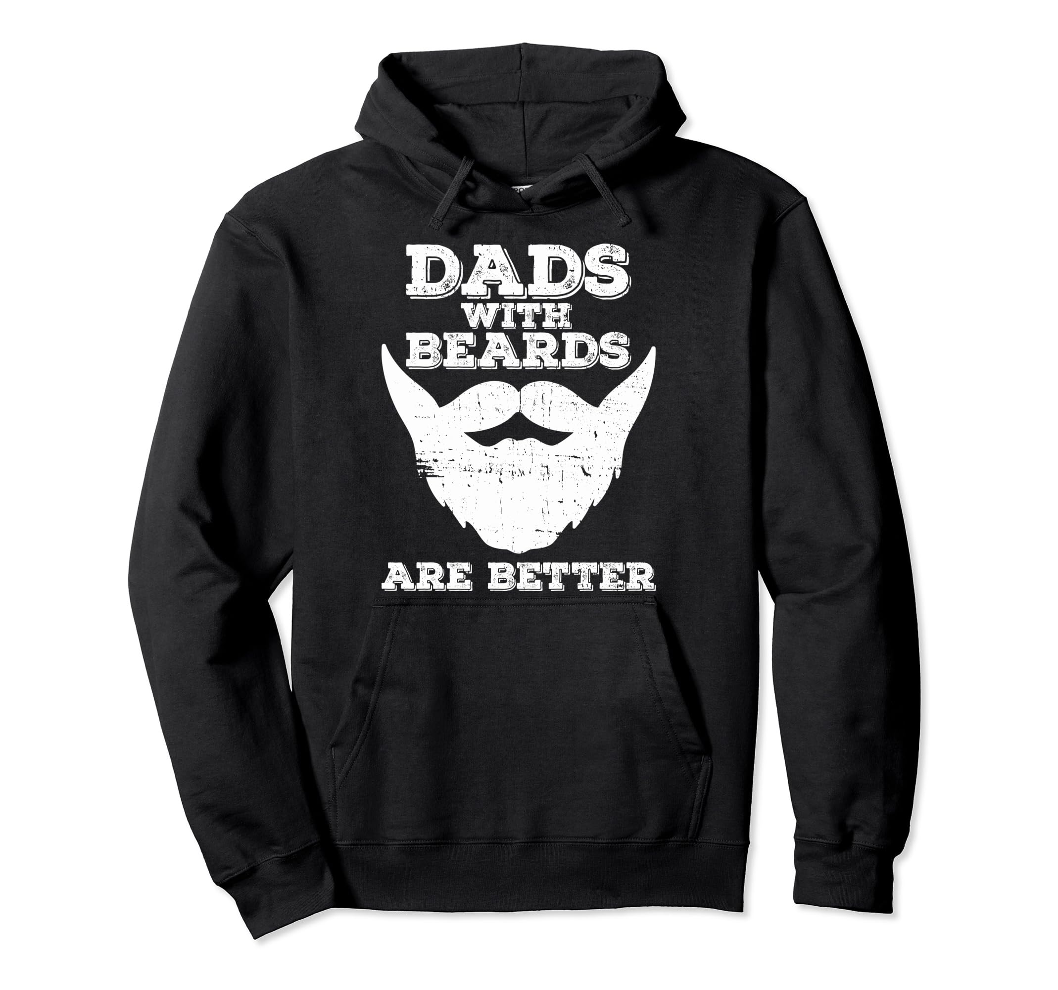 Bearded Dad Beard Grooming Dads Hoodie - Fun Novelty Design Men Women - T-Shirt, Sweatshirt, Hoodie
