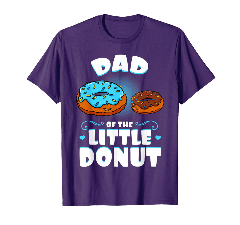 Dad Little Donut Gender Reveal T-Shirt - Fun Novelty Design for Adults - T-Shirt, Sweatshirt, Hoodie