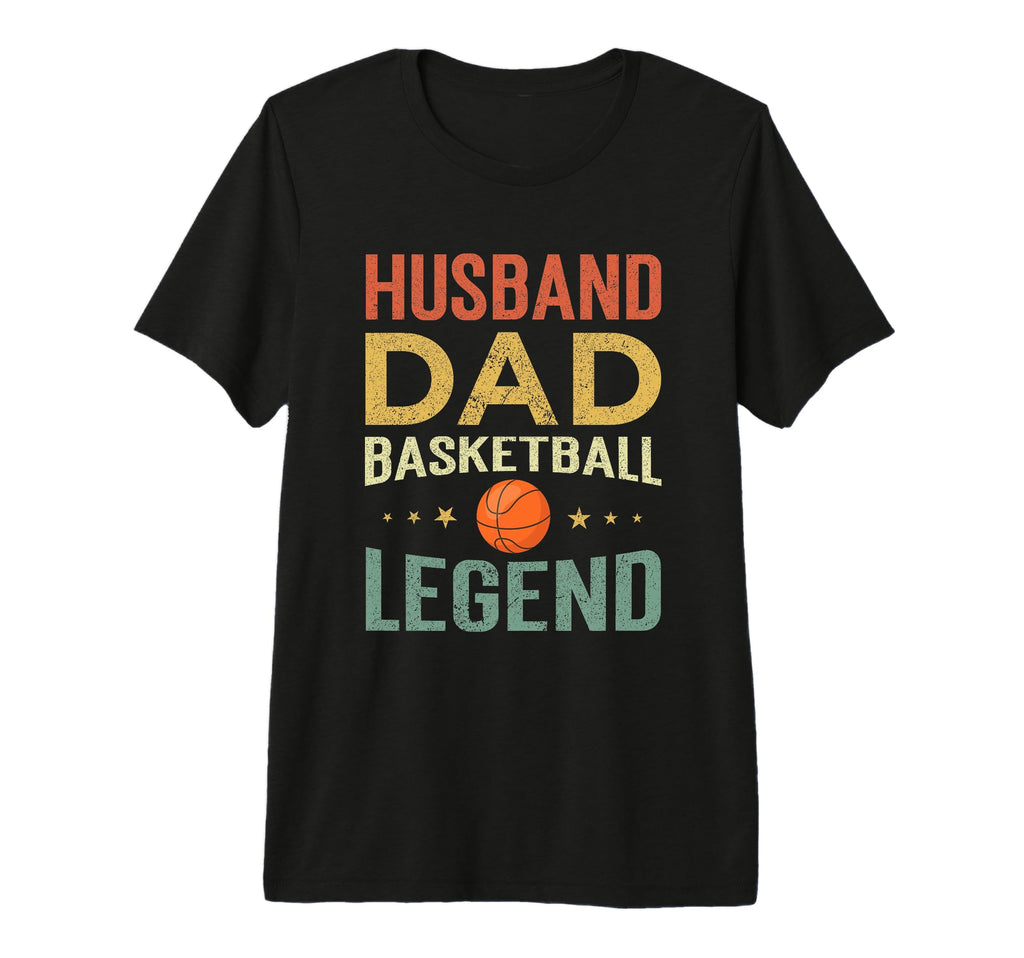 Mens Basketball Player Husband Dad T-Shirt - Unique Graphic Unisex - T-Shirt, Sweatshirt, Hoodie
