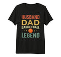 Mens Basketball Player Husband Dad T-Shirt - Unique Graphic Unisex - T-Shirt, Sweatshirt, Hoodie