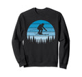 Ski Sunset Skier Skiing Dad Ski Sweatshirt - Graphic Print for Adults - T-Shirt, Sweatshirt, Hoodie