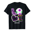 Mardi Gras Soccer Leopard Game T-Shirt - Casual Everyday Wear for Adults - T-Shirt, Sweatshirt, Hoodie
