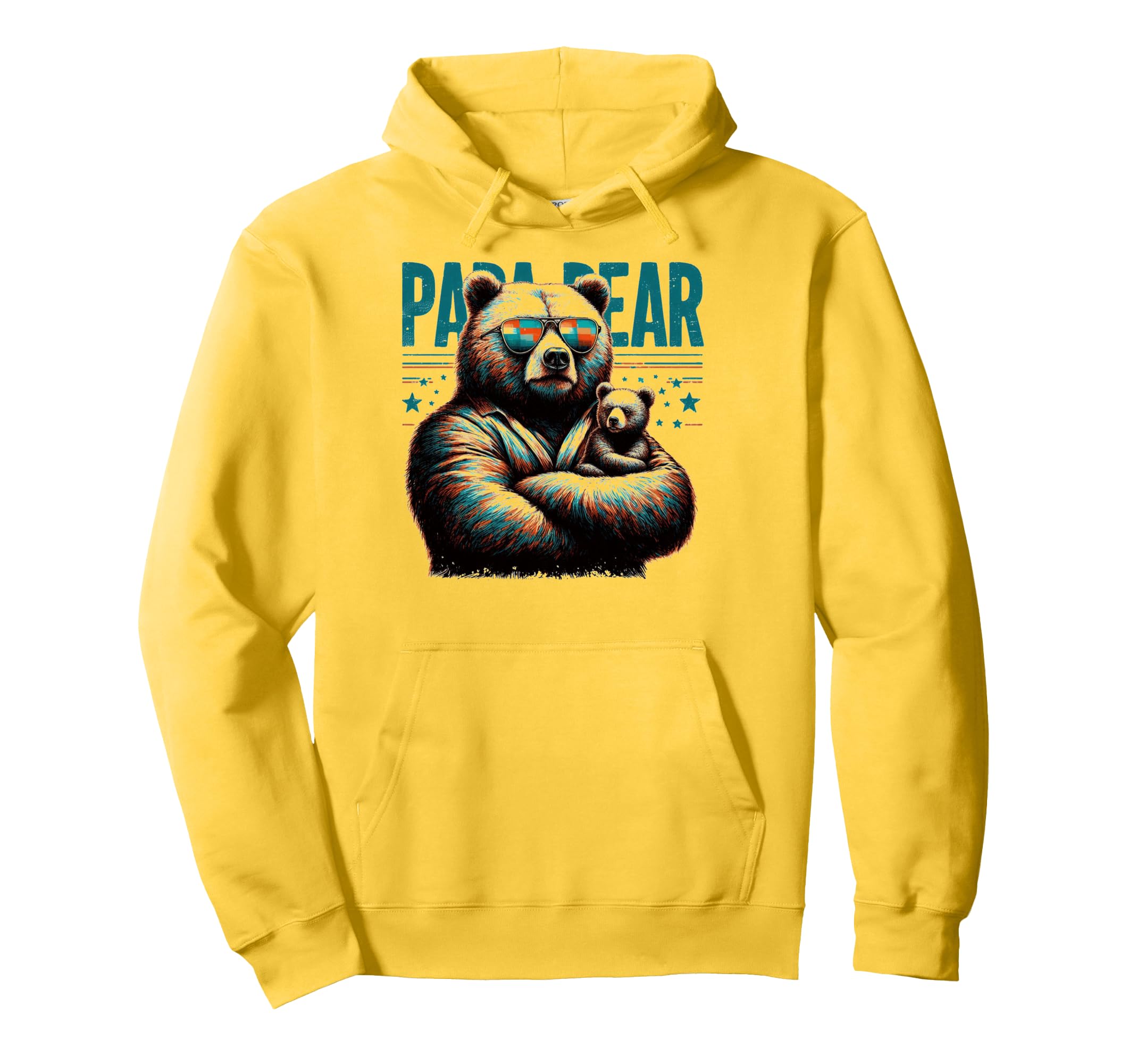 Papa Bear Funny Bears Animal Lover Dad Hoodie - Streetwear Style Men Women - T-Shirt, Sweatshirt, Hoodie