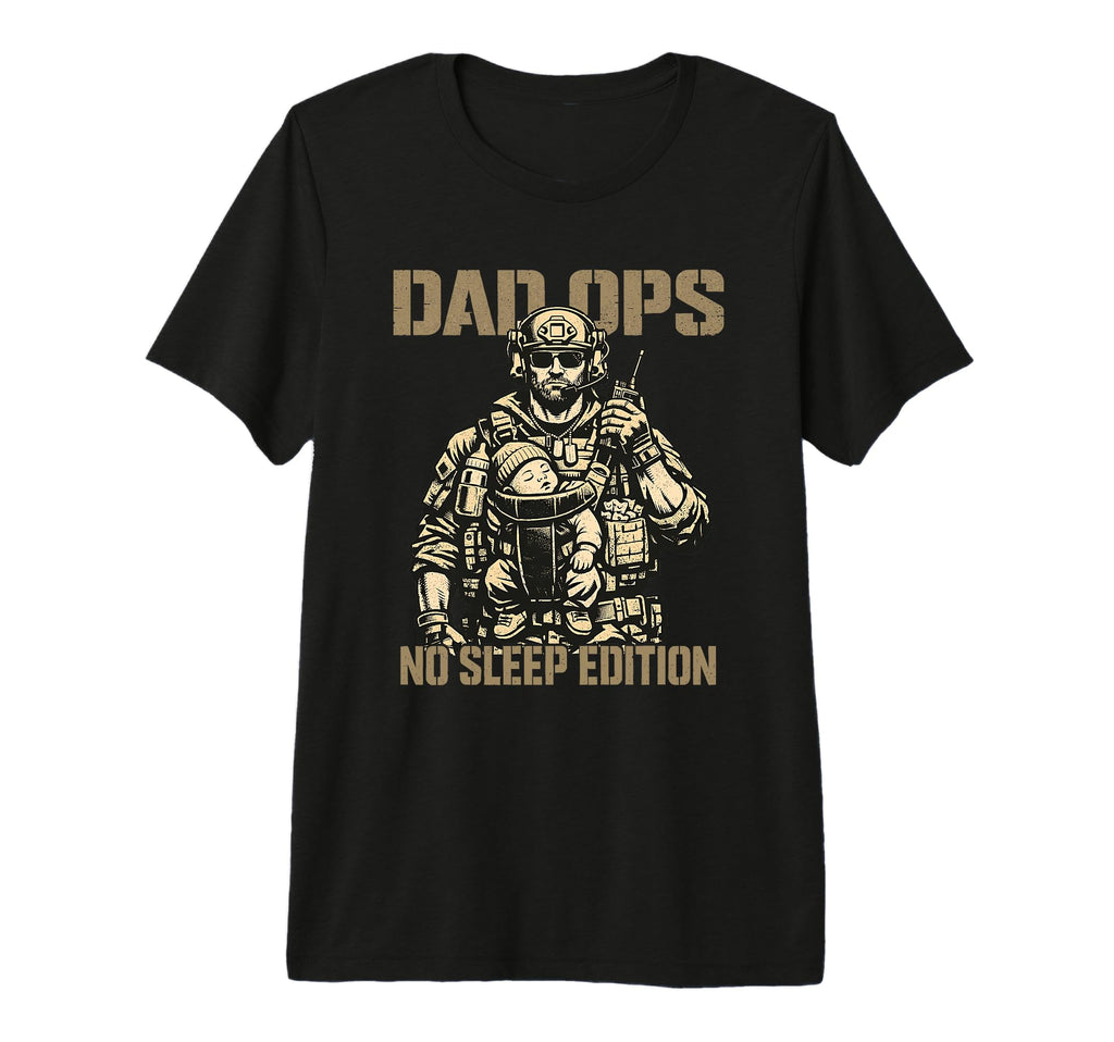 Mens Military Dad To Be New Dad First T-Shirt - Novelty Apparel for Adults - T-Shirt, Sweatshirt, Hoodie