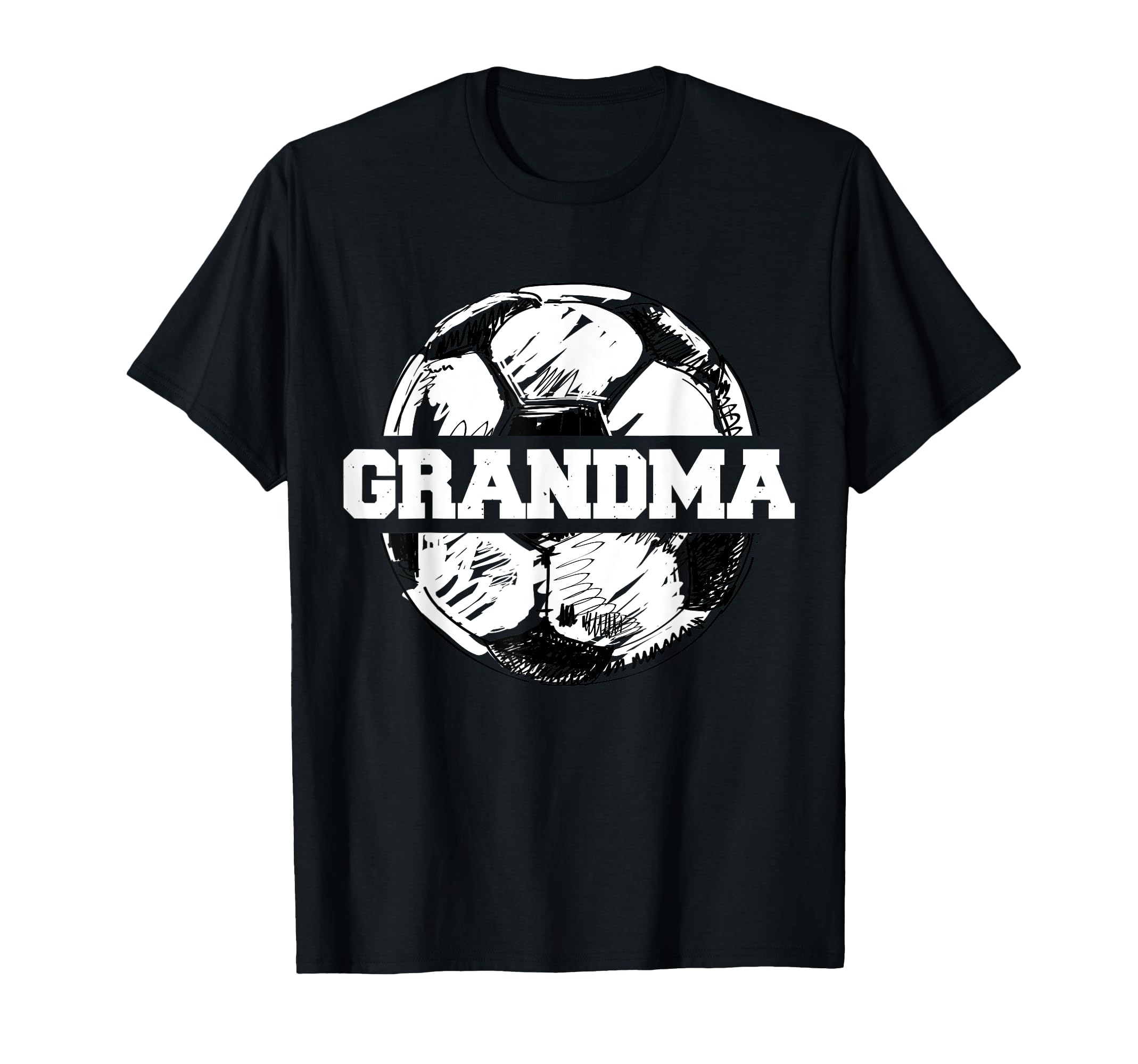Soccer Grandma Soccer Ball Split T-Shirt - Casual Everyday Wear for Adults - T-Shirt, Sweatshirt, Hoodie