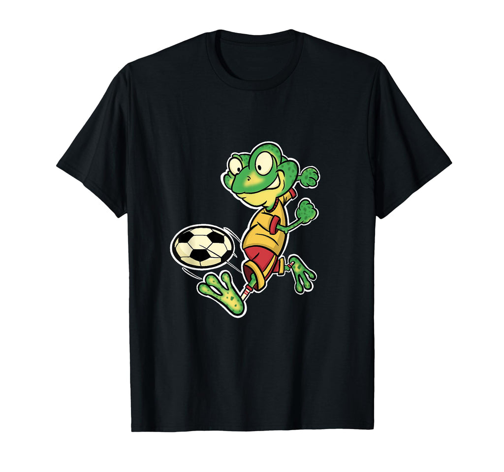 Funny Frog Soccer Player Illustration T-Shirt - Graphic Print for Adults - T-Shirt, Sweatshirt, Hoodie