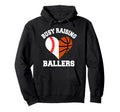 Busy Raising Ballers Baseball Hoodie - Aesthetic Graphic Men Women - T-Shirt, Sweatshirt, Hoodie
